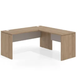 Mesa de Escritorio con ala Work Plus fondo 60 estructura naturale