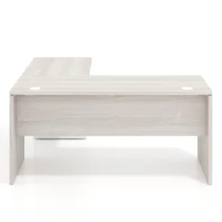 Mesa de escritorio con cajones Work fondo 68, frontales metal, estructura monocolor