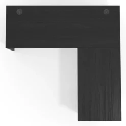 Mesa de Escritorio con cajones en L Work Plus fondo 60, frontales de metal estructura bocamina