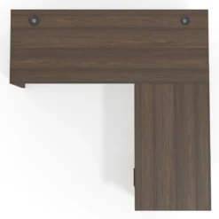 Mesa de Escritorio con cajones en L Work Plus fondo 60, frontales melamina estructura mistral