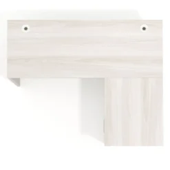 Mesa de Escritorio con cajones en L Work Plus, ala corta, fondo 60, frontales melamina estructura california