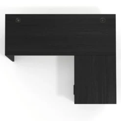 Mesa de Escritorio con cajones en L Work Plus, ala corta, fondo 60, frontales melamina estructura bocamina