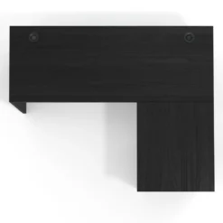Mesa de Escritorio con cajones en L Work Plus, ala corta, fondo 60, frontales de metal estructura bocamina