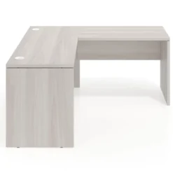 Mesa de escritorio en L Work fondo 60 estructura monocolor