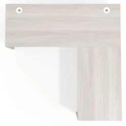 Mesa de escritorio en L Work fondo 60 estructura monocolor