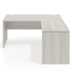 Mesa de escritorio en L Work fondo 80, estructura monocolor