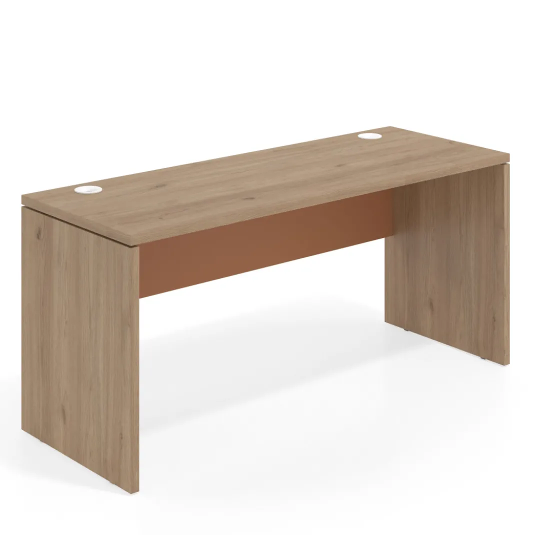 Mesa de Escritorio Estrecha Work Plus fondo 60 estructura naturale