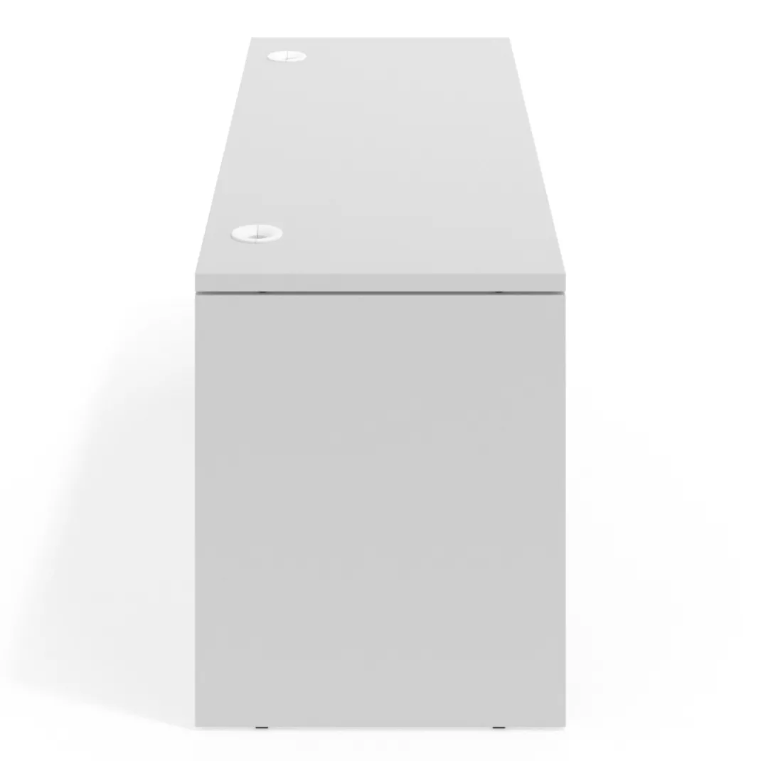 Mesa de Escritorio Estrecha Work Plus fondo 60 estructura blanco mate