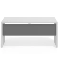 Mesa de Escritorio Estrecha Work Plus fondo 60 estructura blanco mate
