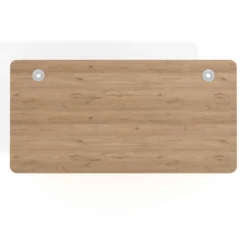 Mesa de Escritorio pata en T, fondo 80cm, estructura aluminio, sobre ergonómico