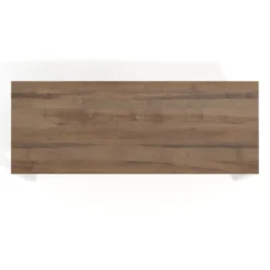 Mesa de escritorio pequeña Delta, fondo 60cm, estructura blanca