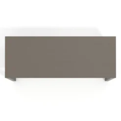 Mesa de escritorio pequeña Delta, fondo 60cm, estructura negra