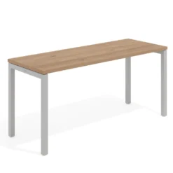 Mesa de escritorio pequeña Kube fondo 60cm estructura aluminio