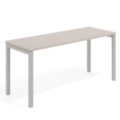 Mesa de escritorio pequeña Kube fondo 60cm estructura aluminio