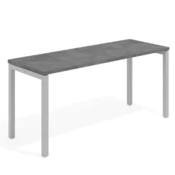 Mesa de escritorio pequeña Kube fondo 60cm estructura aluminio