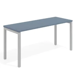 Mesa de escritorio pequeña Kube fondo 60cm estructura aluminio