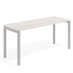 Mesa de escritorio pequeña Kube fondo 60cm estructura aluminio