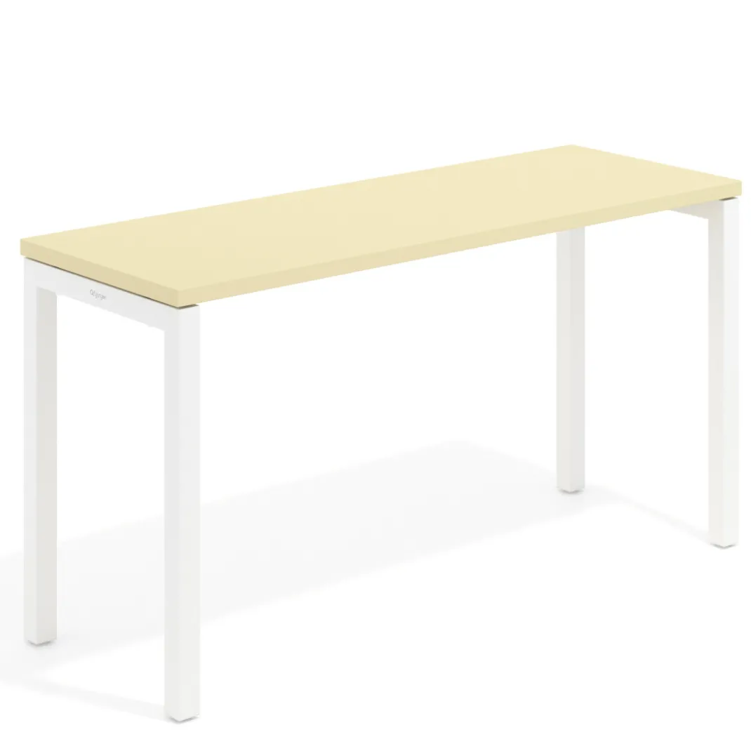 Mesa de formación fondo 50cm Kube estructura blanco