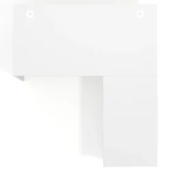Mesa de Oficina con cajones Work Plus fondo 80, frontales de metal estructura blanco mate
