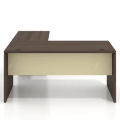 Mesa de Oficina con cajones Work Plus fondo 80, frontales melamina estructura mistral