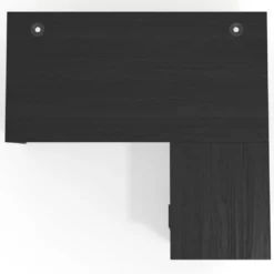 Mesa de Oficina con cajones Work Plus, ala corta, fondo 80, frontales melamina estructura bocamina