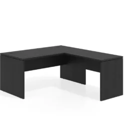 Mesa de Oficina en L Work Plus fondo 80 diseño monocolor