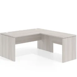 Mesa de Oficina en L Work Plus fondo 80 diseño monocolor