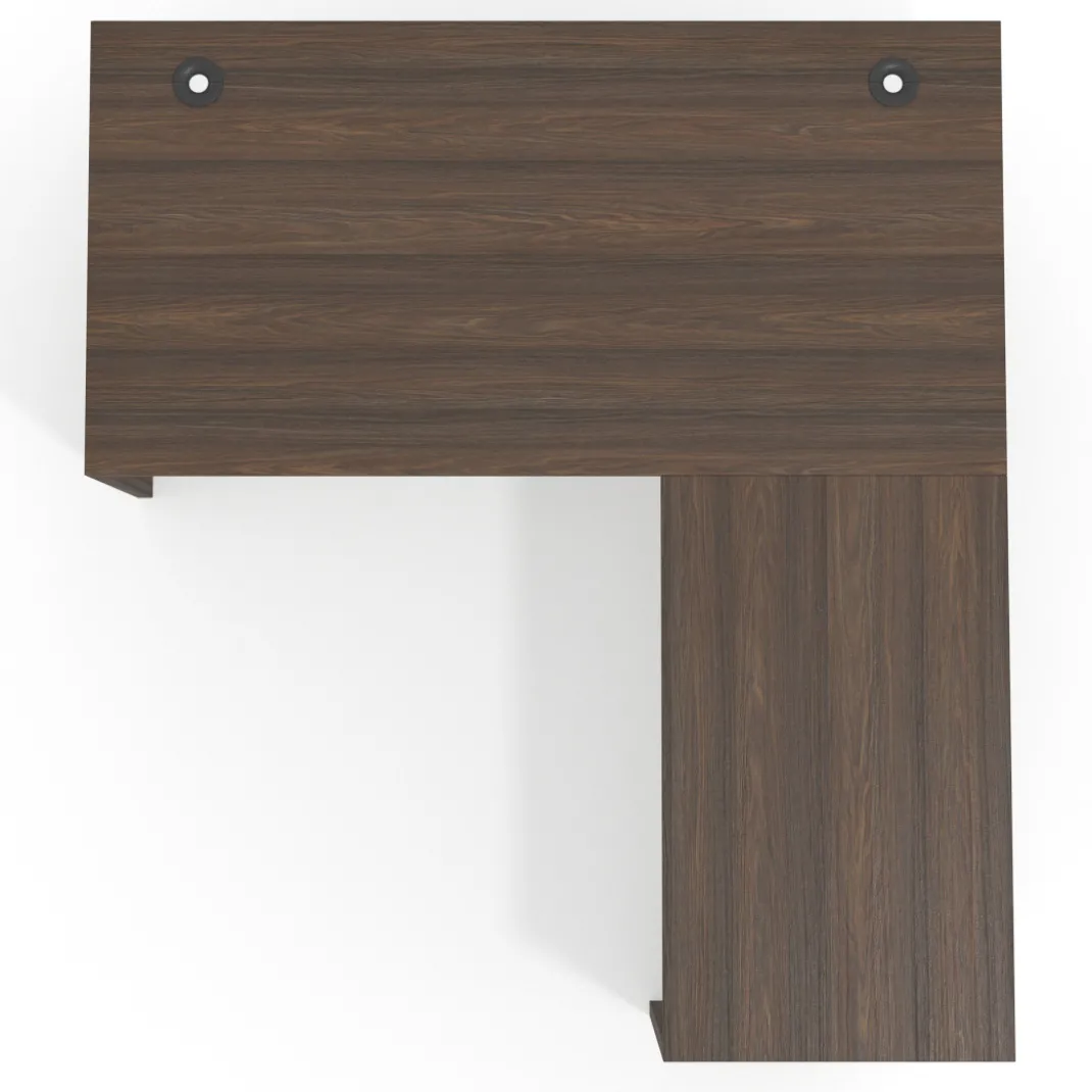 Mesa de Oficina en L Work Plus fondo 80 estructura mistral