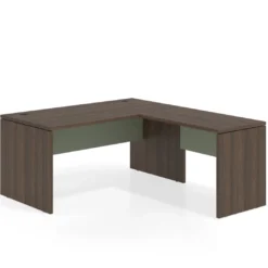 Mesa de Oficina en L Work Plus fondo 80 estructura mistral
