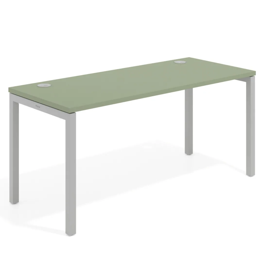 Mesa de oficina Kube fondo 68cm estructura aluminio
