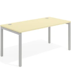 Mesa de oficina Kube fondo 80cm estructura aluminio