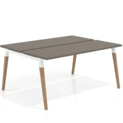 Mesa de oficina multipuesto Arki para 2 personas fondo 126 cm