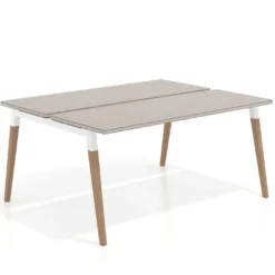 Mesa de oficina multipuesto Arki para 2 personas fondo 126 cm