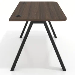 Mesa de oficina UvePro, sobre ergonómico 80cm, estructura blanca con patas metálicas