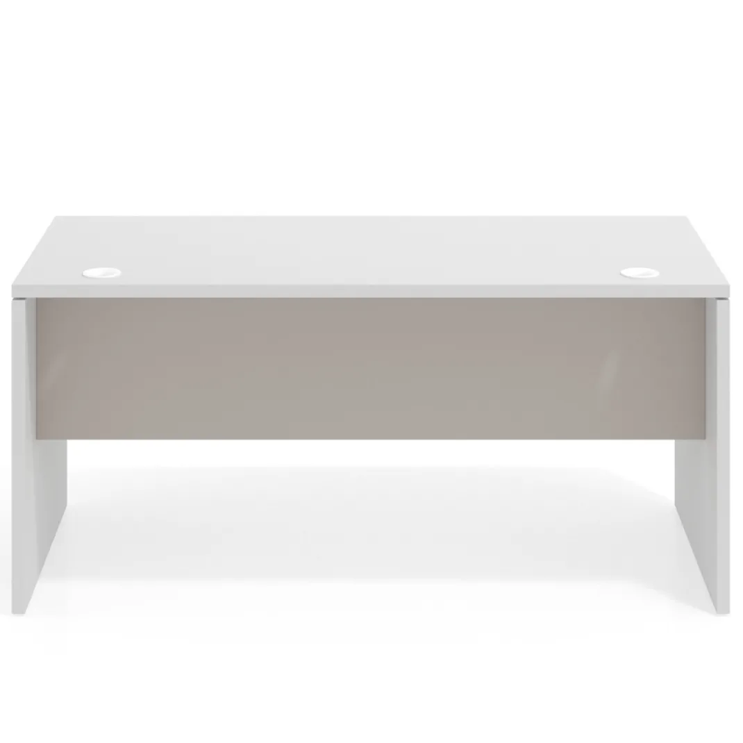 Mesa de Oficina Work Plus fondo 68 estructura blanco mate