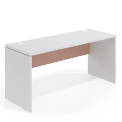 Mesa de Oficina Work Plus fondo 68 estructura blanco mate