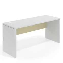 Mesa de Oficina Work Plus fondo 68 estructura blanco mate