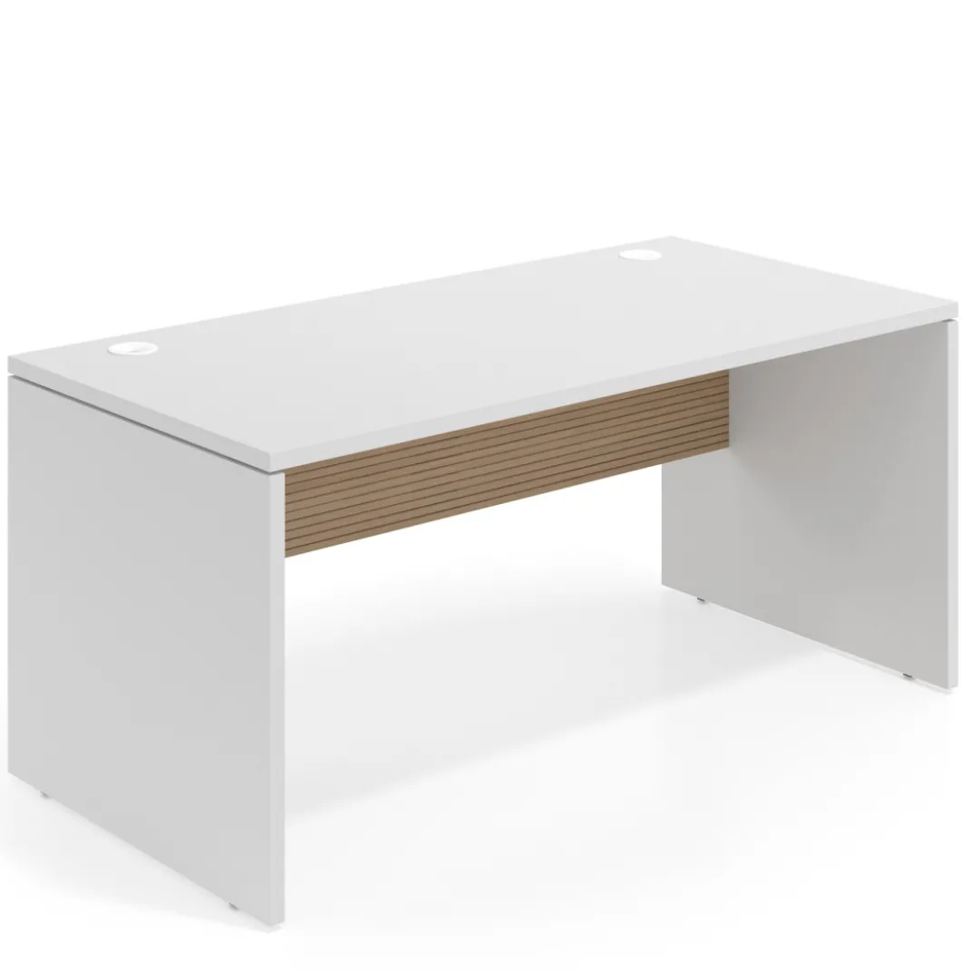 Mesa de Oficina Work Plus fondo 80 diseño rayado