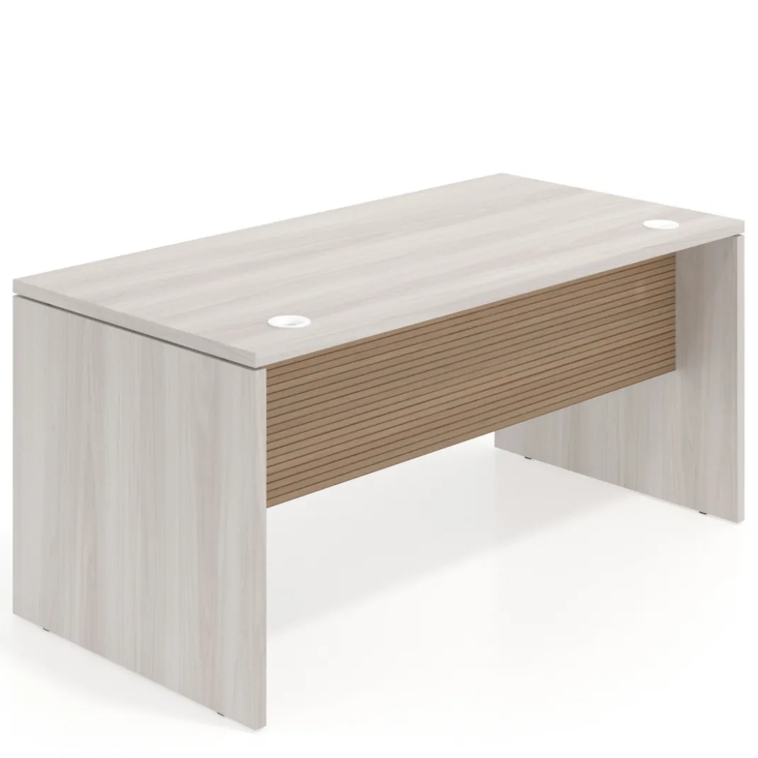 Mesa de Oficina Work Plus fondo 80 diseño rayado