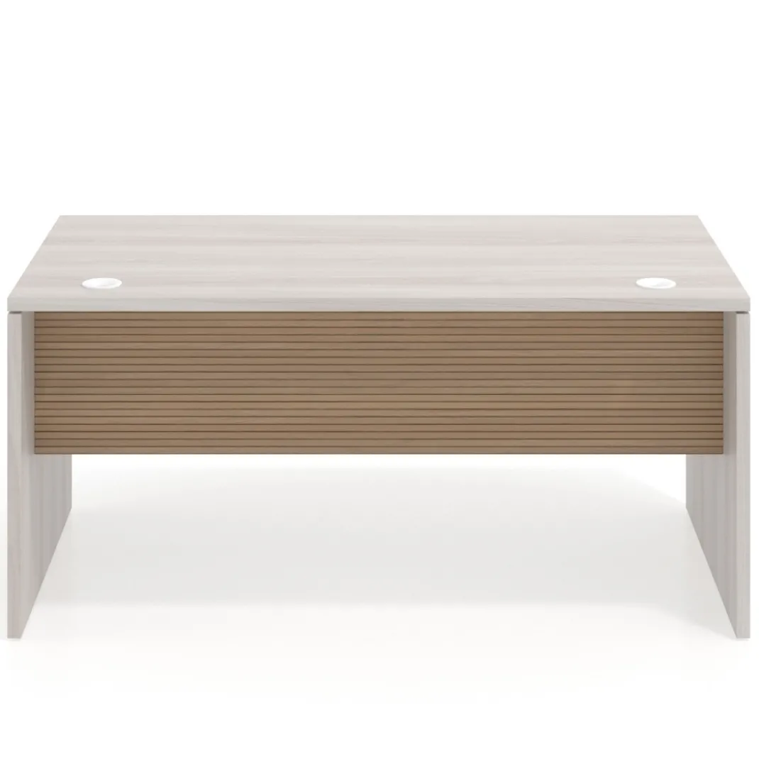 Mesa de Oficina Work Plus fondo 80 diseño rayado
