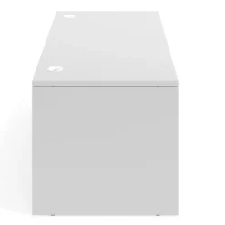 Mesa de Oficina Work Plus fondo 80 estructura blanco mate