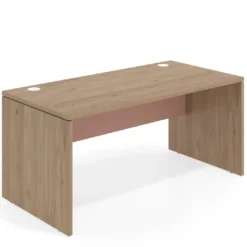 Mesa de Oficina Work Plus fondo 80 estructura naturale