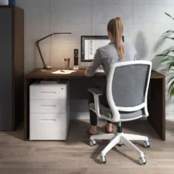 Mesa de Oficina Work Plus fondo 68 estructura mistral