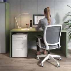 Mesa de Oficina Work Plus fondo 68 diseño rayado