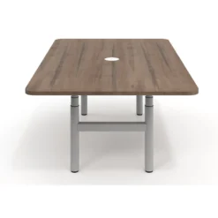 Mesa de Reuniones Elevable Erghos Core estructura aluminio canto curvo