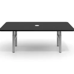 Mesa de Reuniones Elevable Erghos Core estructura aluminio canto curvo