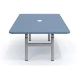 Mesa de Reuniones Elevable Erghos Core estructura aluminio canto curvo