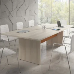 Mesa de Reuniones Rectangular Work Plus estructura california