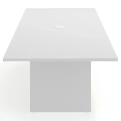 Mesa de Reuniones Rectangular Work Plus estructura blanco mate