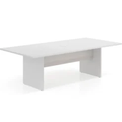 Mesa de Reuniones Rectangular Work Plus estructura blanco mate